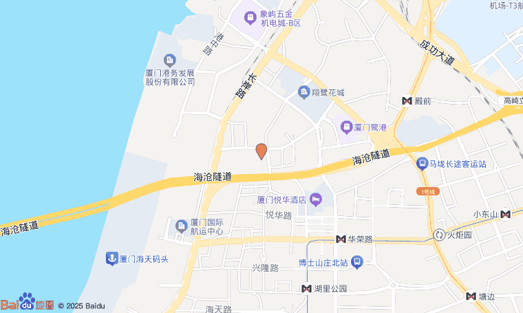 厦门辉网信息技术有限公司地图位置